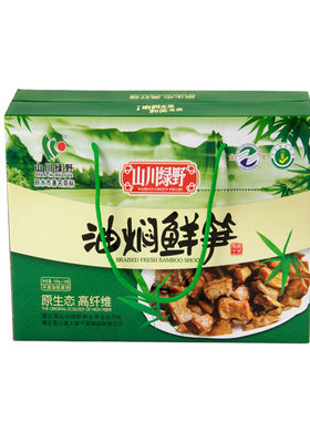 缙云特产山川绿野油焖笋即食竹笋