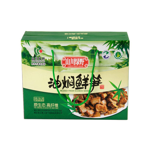 缙云山川绿野油焖笋100g15包下饭小菜原辣味丽水特产鲜竹笋盒即食
