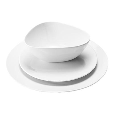 新年礼物GeorgJensen乔治杰生SKY白瓷餐具碗盘碟子北欧三件套