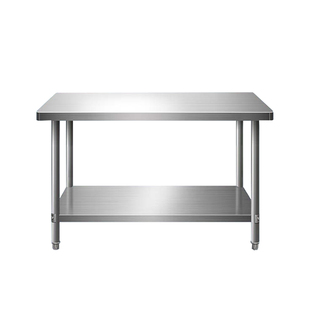 包邮三层不锈钢工作台双层饭店厨房操作台打包装台面切菜桌打荷台