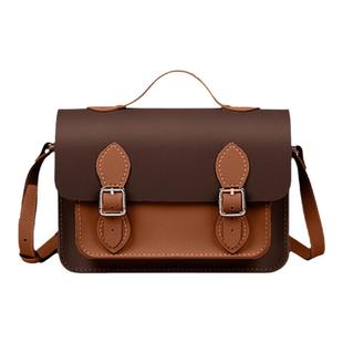 蠢小鱼diy剑桥包真牛皮女登山包手工礼物送女友自制编织缝材料包