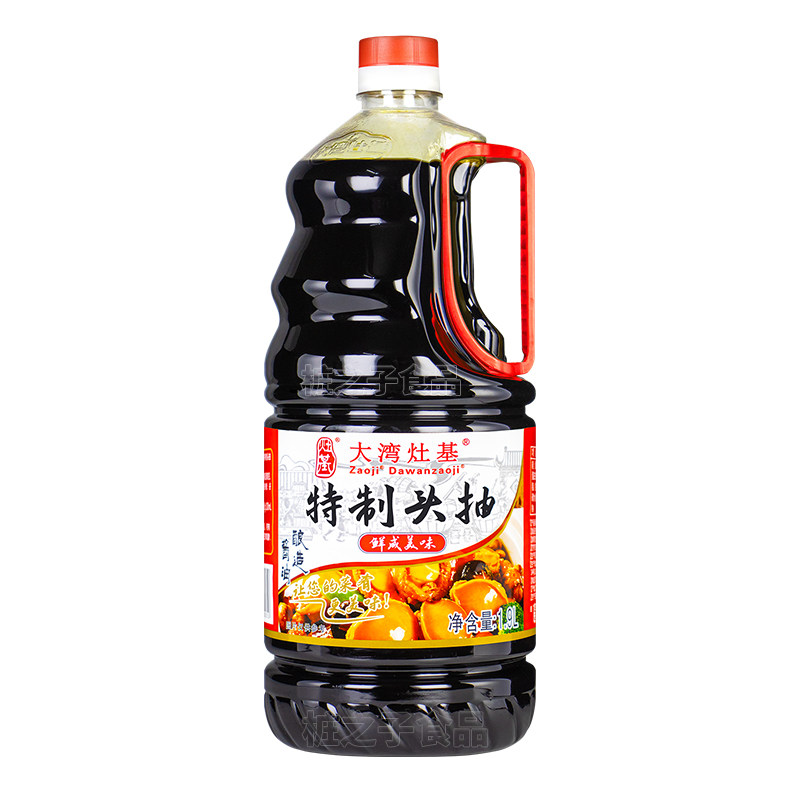 正果老街大湾灶基酱油特制头抽1.9L特级酿造豉油增鲜生抽增城特产