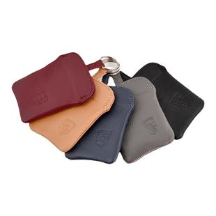 【官方正品】Porsche 保时捷 真皮钥匙包 Tartan千鸟格织物钥匙包