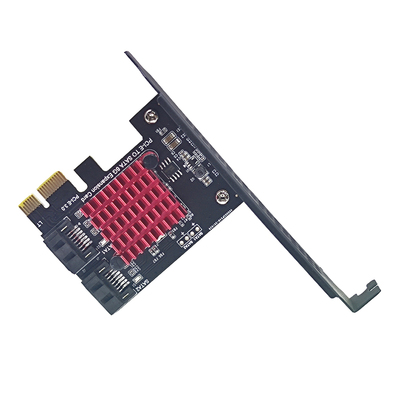 PCI-E GEN3转sata3.0扩展卡2口5口6G转接IPFS硬盘JMB585 582主控