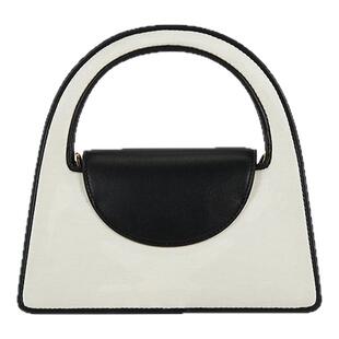 Riotlily/艾特里里黑白致简小巧便携手提包黑白撞色款新年礼物