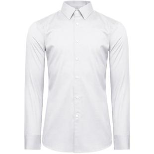 【高支免烫】白衬衫商务男士西装纯棉易打理新郎西服结婚长袖衬衣