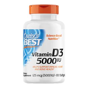 美国进口doctor s best维生素d3成人2000多特倍斯维他命d3维s素d