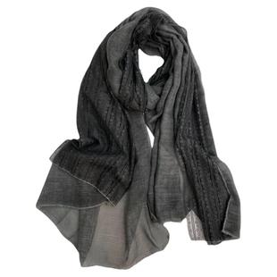 温柔蕾丝丨亚麻色薄款围巾时尚夏防晒披肩女外搭春夏洋气礼物丝巾