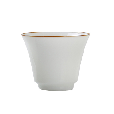 三庐小客白瓷功夫茶杯
