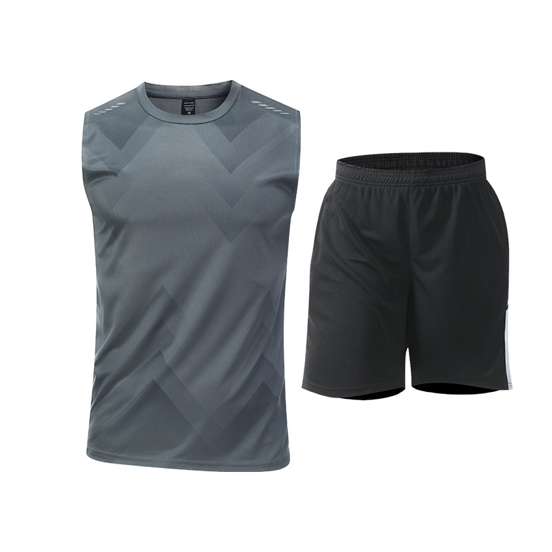 男士运动套装夏季训练服速干透气