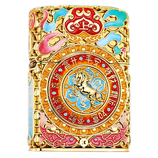 zippo打火机马到佛安官方正品防风男士新年情人节礼物套装送男友