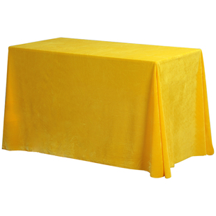 金黄供桌布供桌桌裙桌布台布佛台定制寺庙佛堂金黄色金丝绒布桌裙