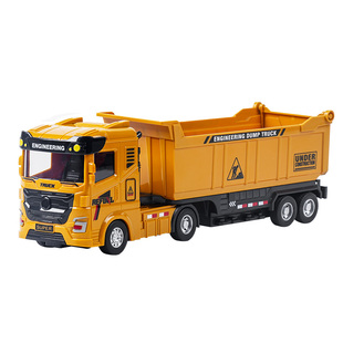 儿童大号工程翻斗拖车惯性手摇搅拌车仿真玩具车男孩挖掘机运输车