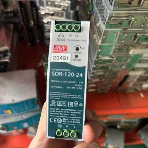 溢价-明纬SDR-120-24 台湾明纬 120W 24V 5