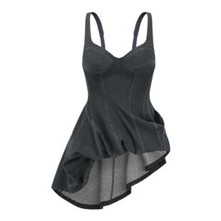 OUDE WAAG 复古垂坠水洗旋转女装吊带上衣