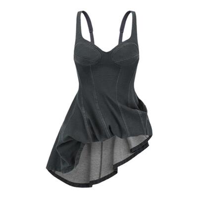 OUDE WAAG 复古垂坠水洗旋转女装吊带上衣