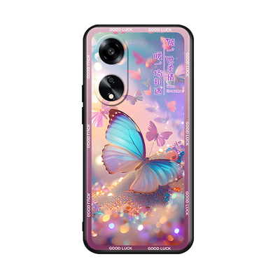 luckrider适用于oppoa1 5g手机保护套phs110网红男女款。欧珀a1 5g软硅胶opoa1 5g防摔软外壳phs110紫色超仙o