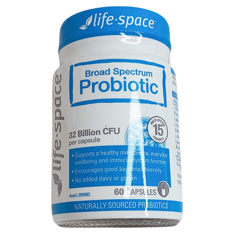 澳洲Life Space广谱成人益生菌调节肠胃守护肠胃益生菌粉胶囊60粒