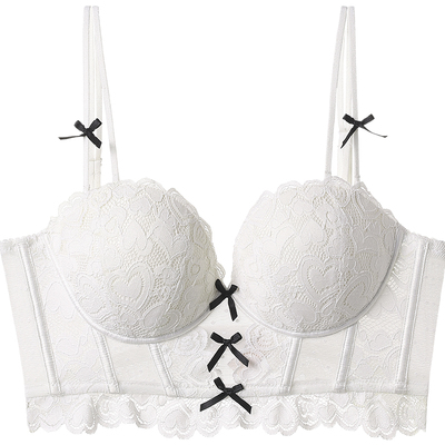 六只兔子透气聚拢性感蕾丝文胸