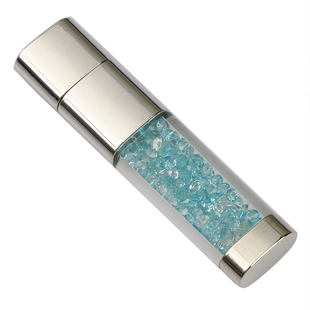 包邮 水晶U盘 8GB优盘 婚庆情人礼物 水晶优盘可定做LOGO 送笔