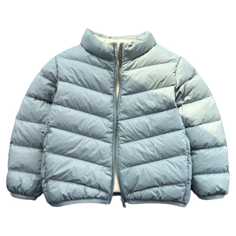 日系简约~90绒~立领轻薄羽绒服~可收纳~儿童秋冬鸭绒外套校服内胆