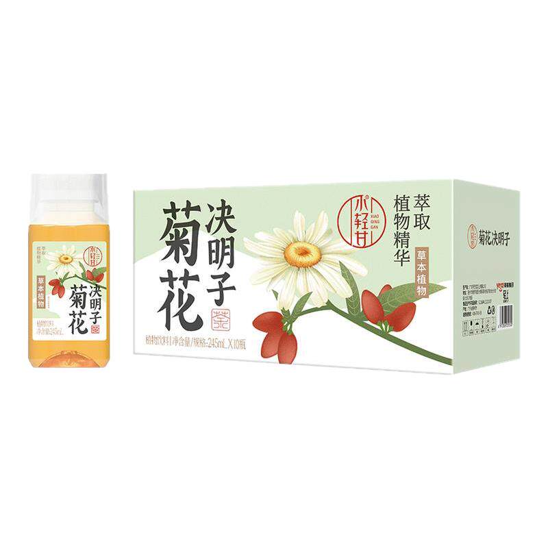 轻上小轻甘菊花枸杞决明子茶245ml*10瓶