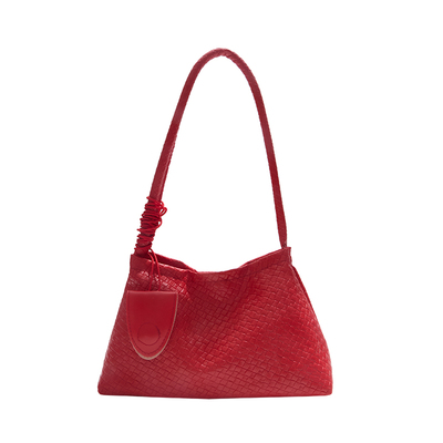 小众气质高级时尚编织单肩腋下包