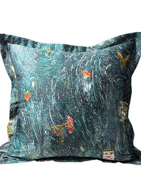 正反不同色，两用靠枕套