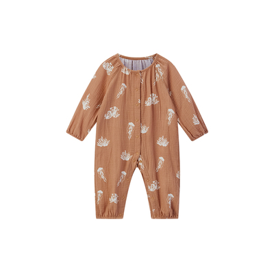 Milkbarn婴幼儿圆领长袖连体服