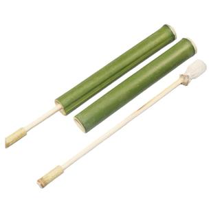 手工竹制水枪DIY竹原料儿童玩具小学生教学材料戏水弹竹管洒水枪