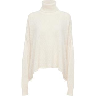 【限时折扣】Chloe蔻依 网眼针织宽松圆翻领毛衣