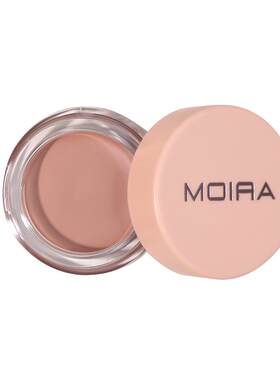 Moira 2合1单色眼影膏眼部打底膏轻薄持久防水哑光多用眼线
