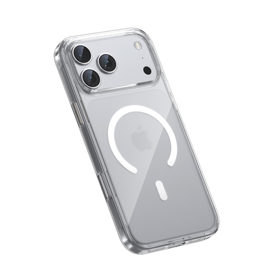 蓝猩适用苹果17透明pro磁吸壳