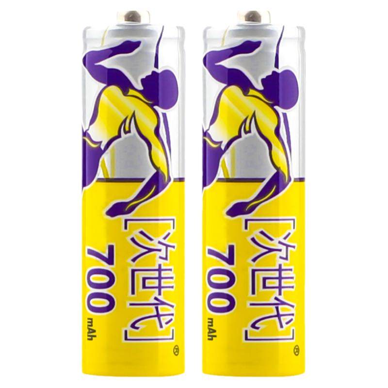 次世代 5号电池AA镍镉充电电池700mAh 1.2V 玩具车闹钟时钟可充电电池充电器套装