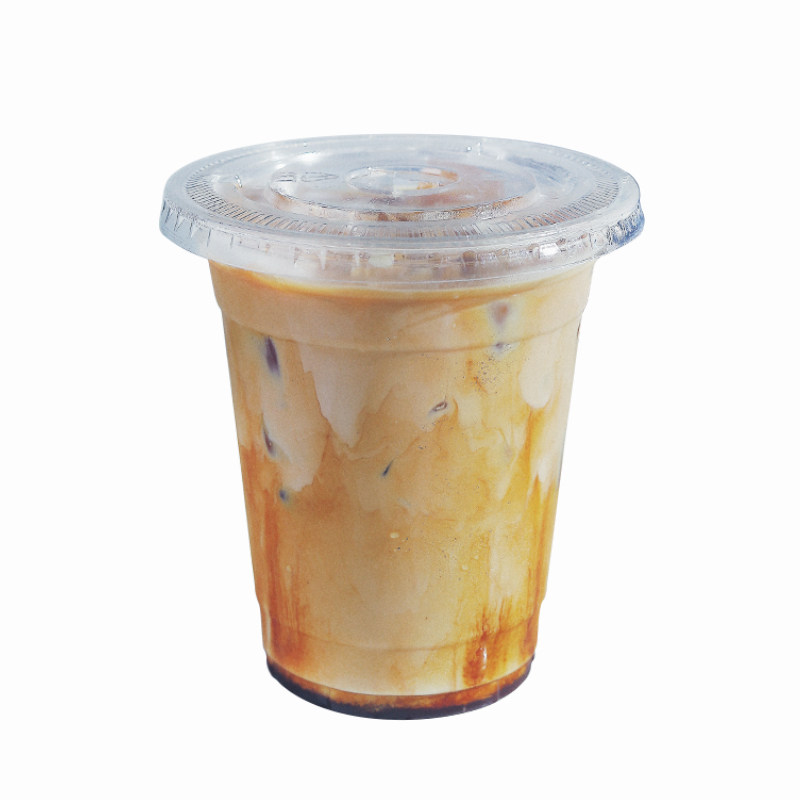 PET冷饮杯拿铁冰咖啡杯400/500ml