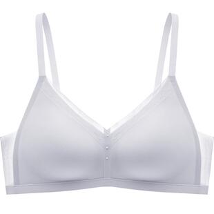 曼妮芬蜻蜓Bra舒适透气内衣芒果杯无钢圈聚拢文胸女士网眼胸罩