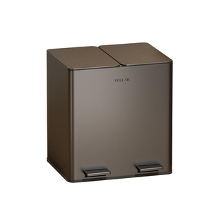 VEELAR超大号厨房脚踏式分类垃圾桶干湿分离大容量家用双内桶带盖