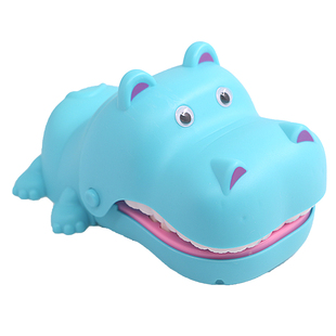 咬手指小鲨鱼咬手河马咬人鳄鱼恶狗大嘴巴按牙齿儿童恐龙互动玩具