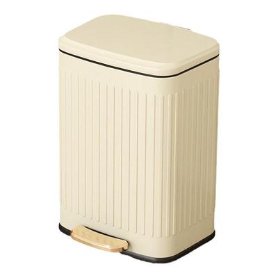 JF不锈钢脚踩垃圾桶家用客厅高颜值新款厨房卫生间大容量轻奢带盖