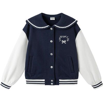 巴拉巴拉balaOne外套棒球服撞色