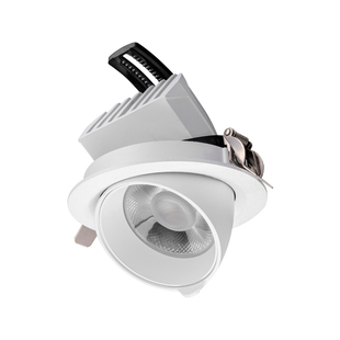 4500k象鼻灯97显色小开孔30w可调角服装女童装婚纱建材店商用射灯