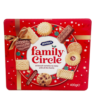 Mcvities麦维他进口曲奇饼干欢聚礼盒装饼干400g年货送礼新年礼品