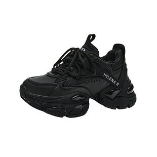 HR赫莲娜老爹鞋2026秋冬季新款女鞋子厚底休闲百搭小众加绒运动鞋