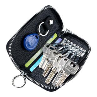 真皮钥匙包女2026新款家用腰挂可爱精致迷你小包男士多功能锁匙包