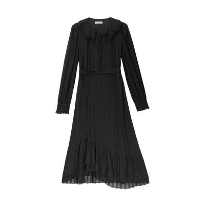 MSLAN法式文艺收腰连衣裙