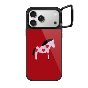 现货CASETiFY红心小马Magsafe晶釉手机壳适用苹果iPhone17Pro/Max/Air/16/15Plus支架磁吸保护套马年新春系列
