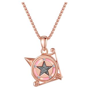 【为你摘星】太空造物陨石项链中国航天十二星座发光吊坠生日礼物