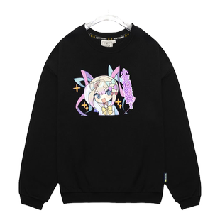 Steam电玩游戏主播女孩重度依赖圆领卫衣男女儿童装学生长袖衣服