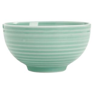 苏氏陶瓷青瓷釉陶瓷碗花开富贵米饭碗汤碗6件套装餐具J0009