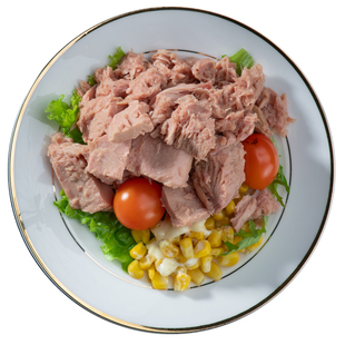 水浸金枪鱼罐头低脂健身寿司专用即食商用吞拿鱼肉拌饭菜油浸蛋黄